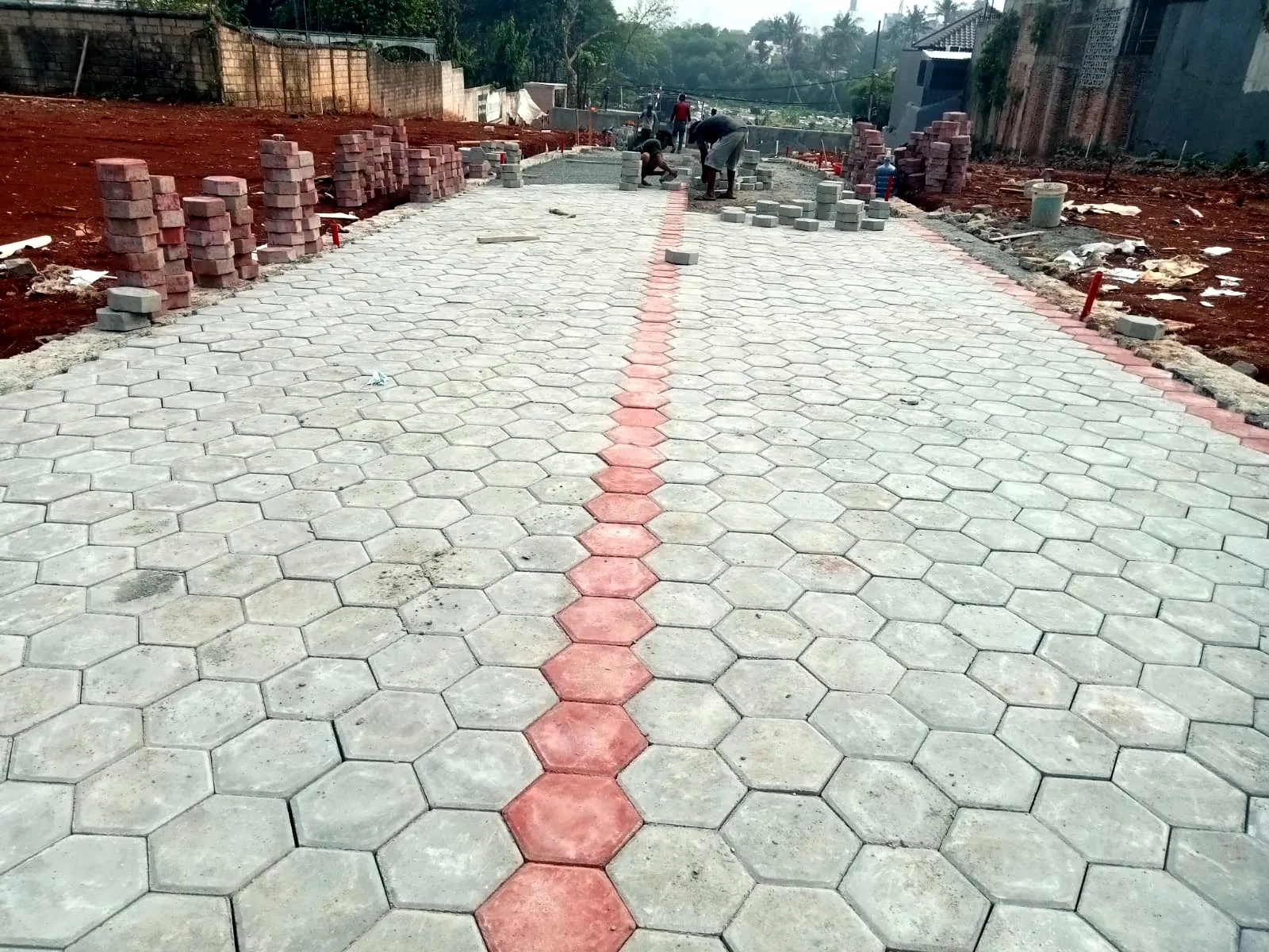Proyek Pemasangan Paving Block Jalan