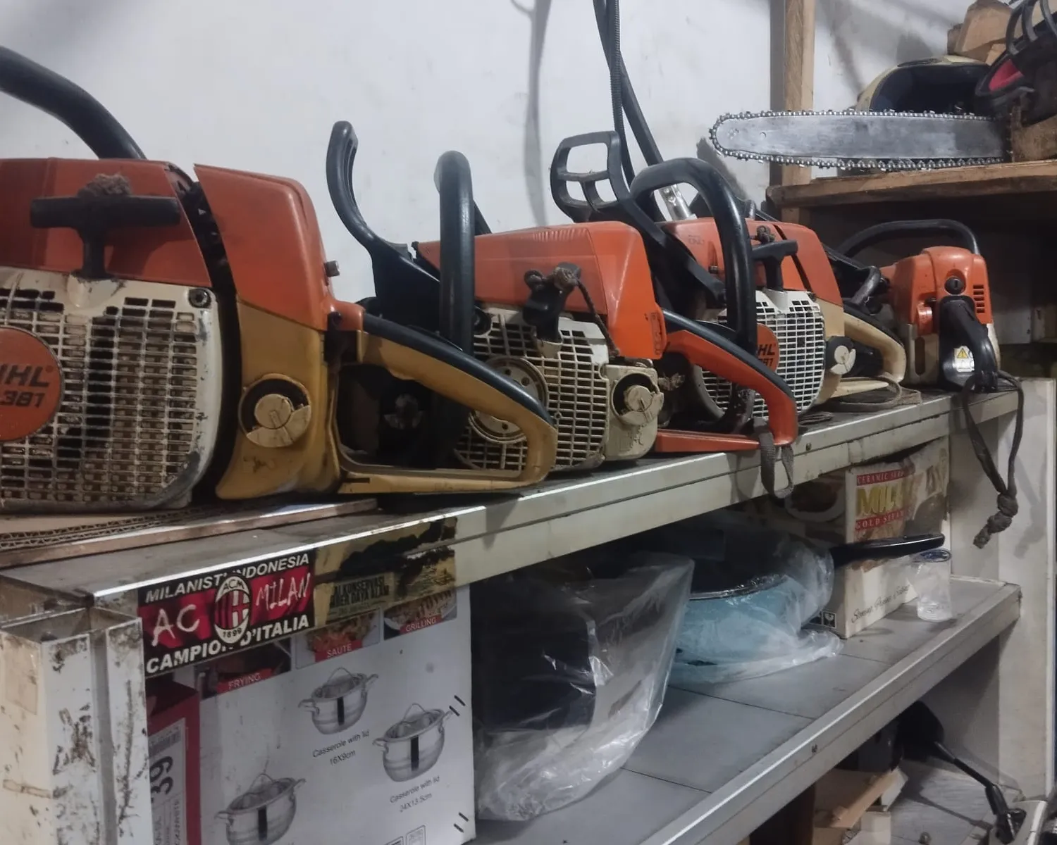 Perawatan dan Service Inventaris Gergaji Mesin (Chainsaw) Berkala